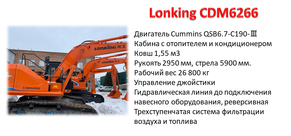гусеничный экскаватор 6266 Лонкинг